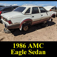 Junkyard 1986 AMC Eagle Sedan