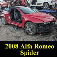 Junkyard 2008 Alfa Romeo Spider