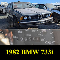 Junkyard 1982 BMW 733i