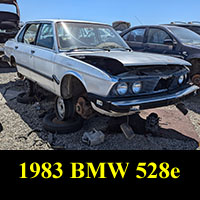 Junkyard 1983 BMW 528e