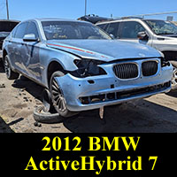 Junkyard 2012 BMW ActiveHybrid 7