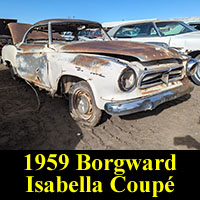 Junkyard 1959 Borgward Isabella