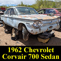 Junkyard 1962 Chevrolet Corvair sedan