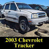 Junkyard 2003 Chevy Tracker