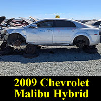 Junkyard 2009 Chevrolet Malibu Hybrid