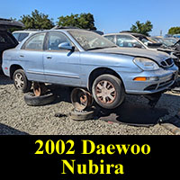 Junkyard 2002 Daewoo Nubira