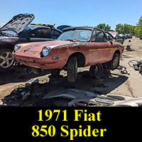 Junkyard 1971 Fiat 850 Spider