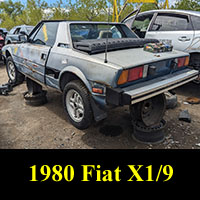 Junkyard 1980 Fiat X1/9