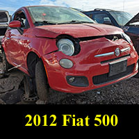 Junkyard 2012 Fiat 500