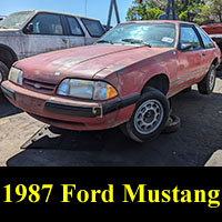 Junkyard 1987 Ford Mustang