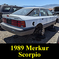 Junkyard 1989 Merkur Scorpio