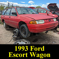 Junkyard 1993 Ford Escort station wagon