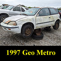 Junkyard 1997 Geo Metro