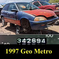 Junkyard 1997 Geo Metro