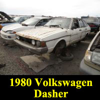 Junkyard 1980 Volkswagen Dasher