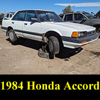 Junkyard 1984 Honda Accord