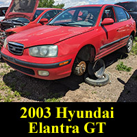 Junkyard 2003 Hyundai Elantra GT