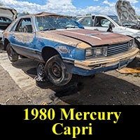 Junkyard 1980 Mercury Capri