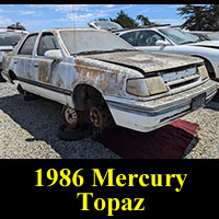 Junkyard 1986 Mercury Topaz