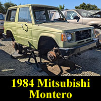 Junkyard 1984 Mitsubishi Montero