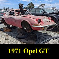 Junkyard 1971 Opel GT