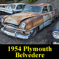 Junkyard 1954 Plymouth Belvedere sedan