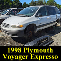 Junkyard 1998 Plymouth Voyager Expresso