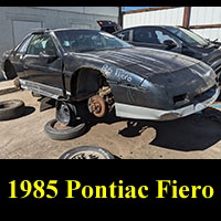 Junkyard 1985 Pontiac Fiero