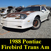 Junkyard 1988 Pontiac Trans Am