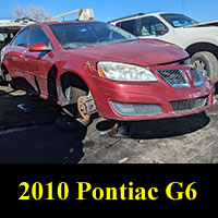 Junkyard 2010 Pontiac G6