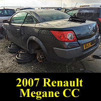 Junkyard 2007 Renault Megane Coupe Cabriolet