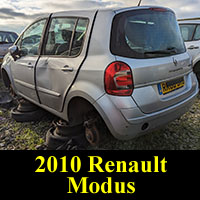 Junkyard 2010 Renault Modus