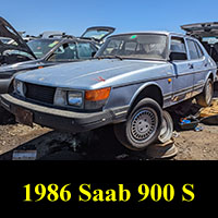 Junkyard 1986 Saab 900