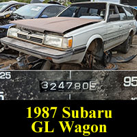 Junkyard 1987 Subaru GL Wagon