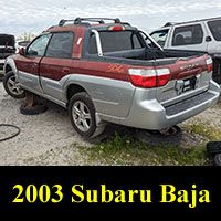 Junkyard 2003 Subaru Baja