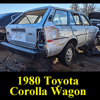 Junkyard 1980 Toyota Corolla wagon