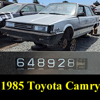 Junkyard 1985 Toyota Camry