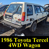 Junkyard 1986 Toyota Tercel 4WD wagon