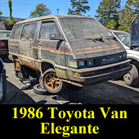 Junkyard 1986 Toyota Van