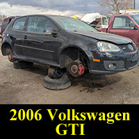 Junkyard 2006 VW GTI